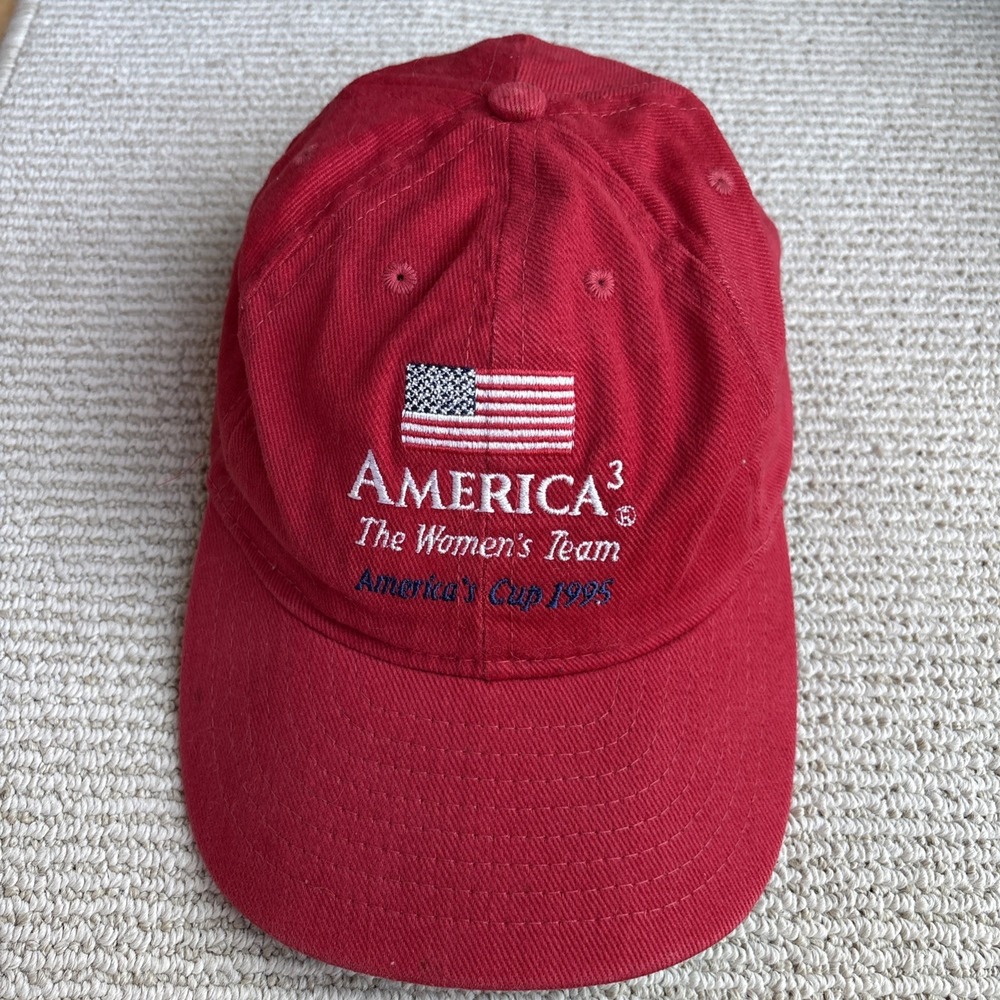 America 3 The Women Team America's Cup Hat Cap 1995 California Headwear